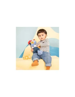 Lilliputiens Peluche d'activités Jules bricoleur surprise -