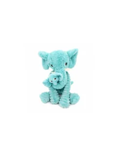 Les Deglingos Peluche Dimoitou l'éléphant aqua - Les Ptipotos by Déglingos
