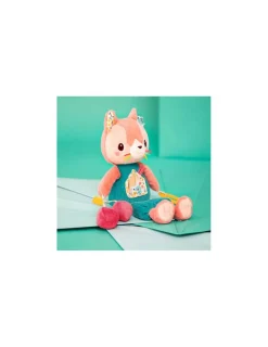 Lilliputiens Peluche Jeanne chat multi-activités -