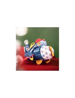 Lilliputiens Peluche Jules avion d'activités -