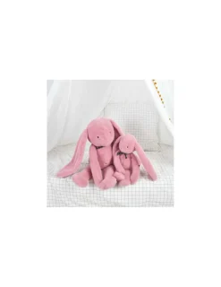 Mailou Tradition Peluche Lapin Méloé 37 cm Rosée - Maïlou Tradition