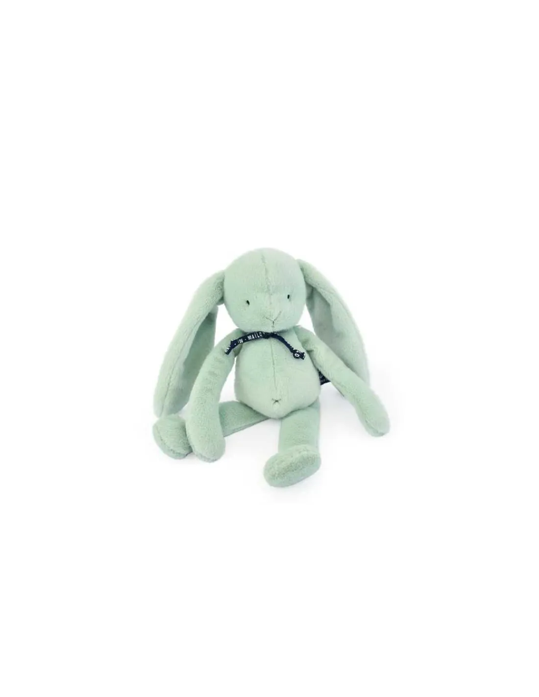 Mailou Tradition Peluche Lapin Méloé 37 cm vert sauge - Maïlou Tradition