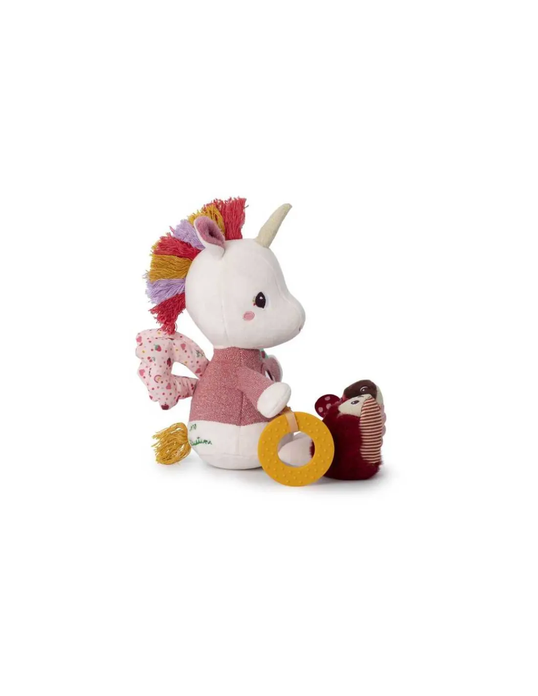 Lilliputiens Peluche Léna licorne multi-activités -