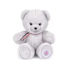 L'Ours Francais Peluche petit ours gris perle L'ours français 25 cm