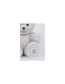 L'Ours Francais Peluche petit ours gris perle L'ours français 25 cm