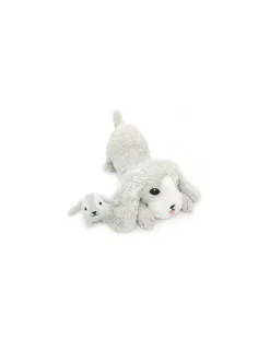 Les Deglingos Peluche Toutou le chien gris clair - Les Ptipotos by Déglingos