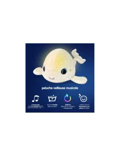 Pabobo Peluche veilleuse avec sons apaisants -