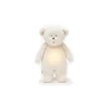 Moonie Peluche veilleuse musicale ourson Blanc polaire -