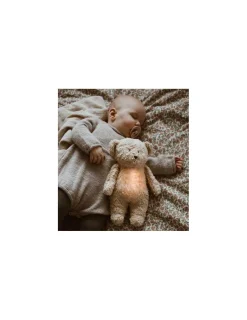 Moonie Peluche veilleuse musicale ourson Cappuccino -