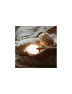 Moonie Peluche veilleuse musicale ourson Cappuccino -