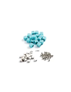 Djeco Perles alphabet Argent -