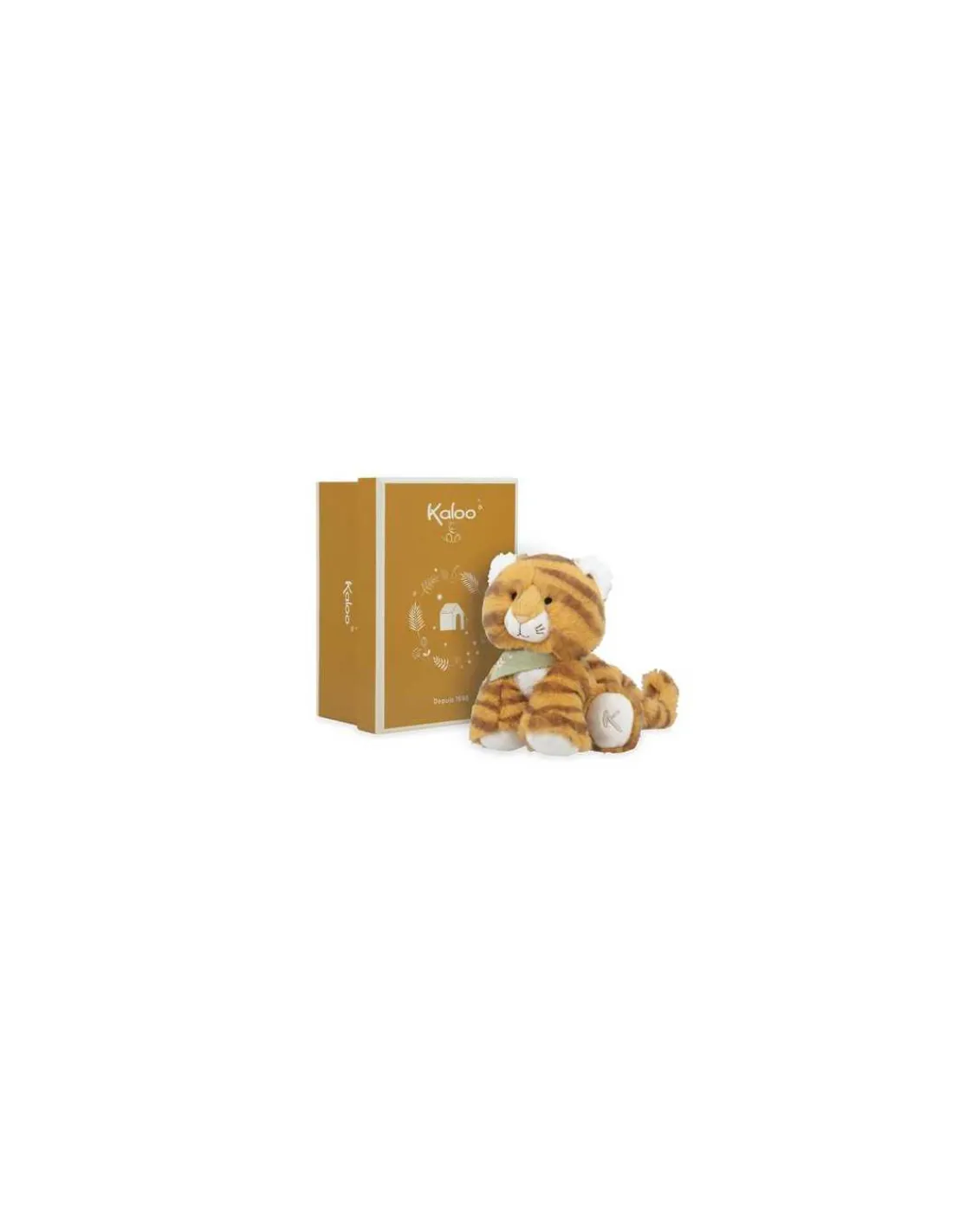 Kaloo Petit doudou Papaye le tigre 13 cm -
