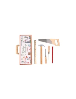 Enfant Moulin Roty Petite valise bricolage 6 outils -
