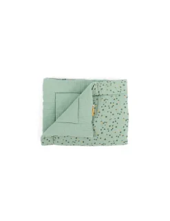 Moulin Roty Plaid sauge Trois petits lapins -