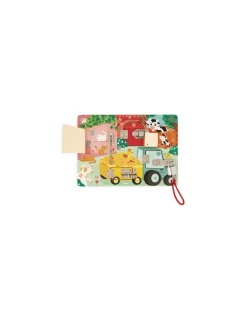 Enfant Janod Planche à cadenas Ferme -