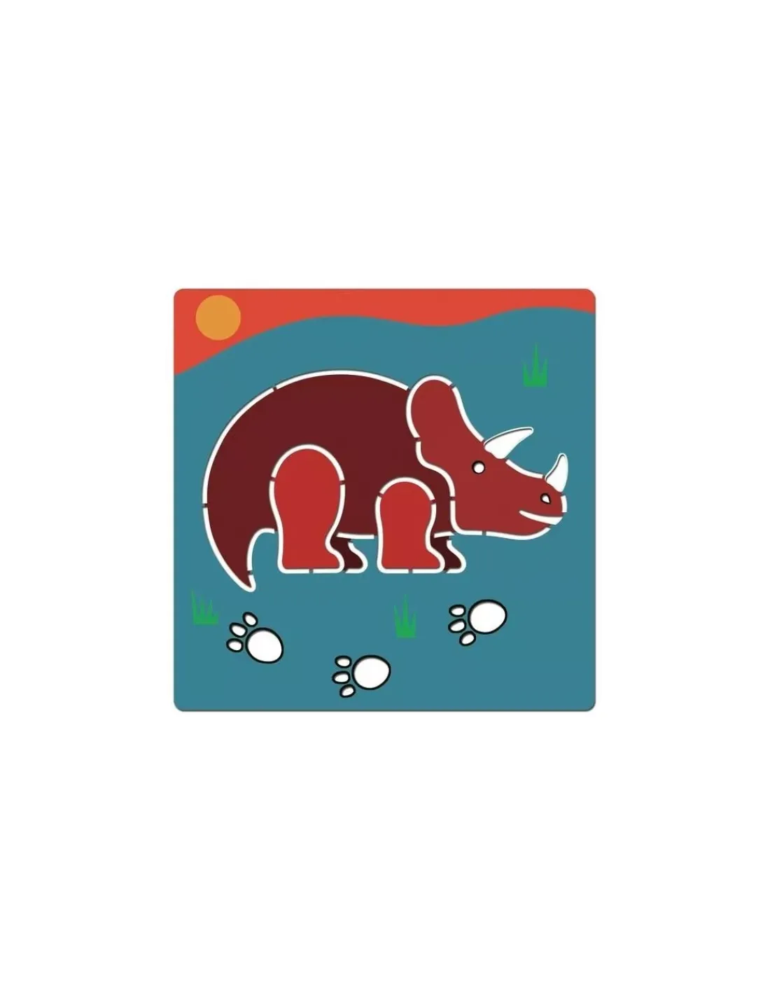Djeco Pochoirs dinosaures -