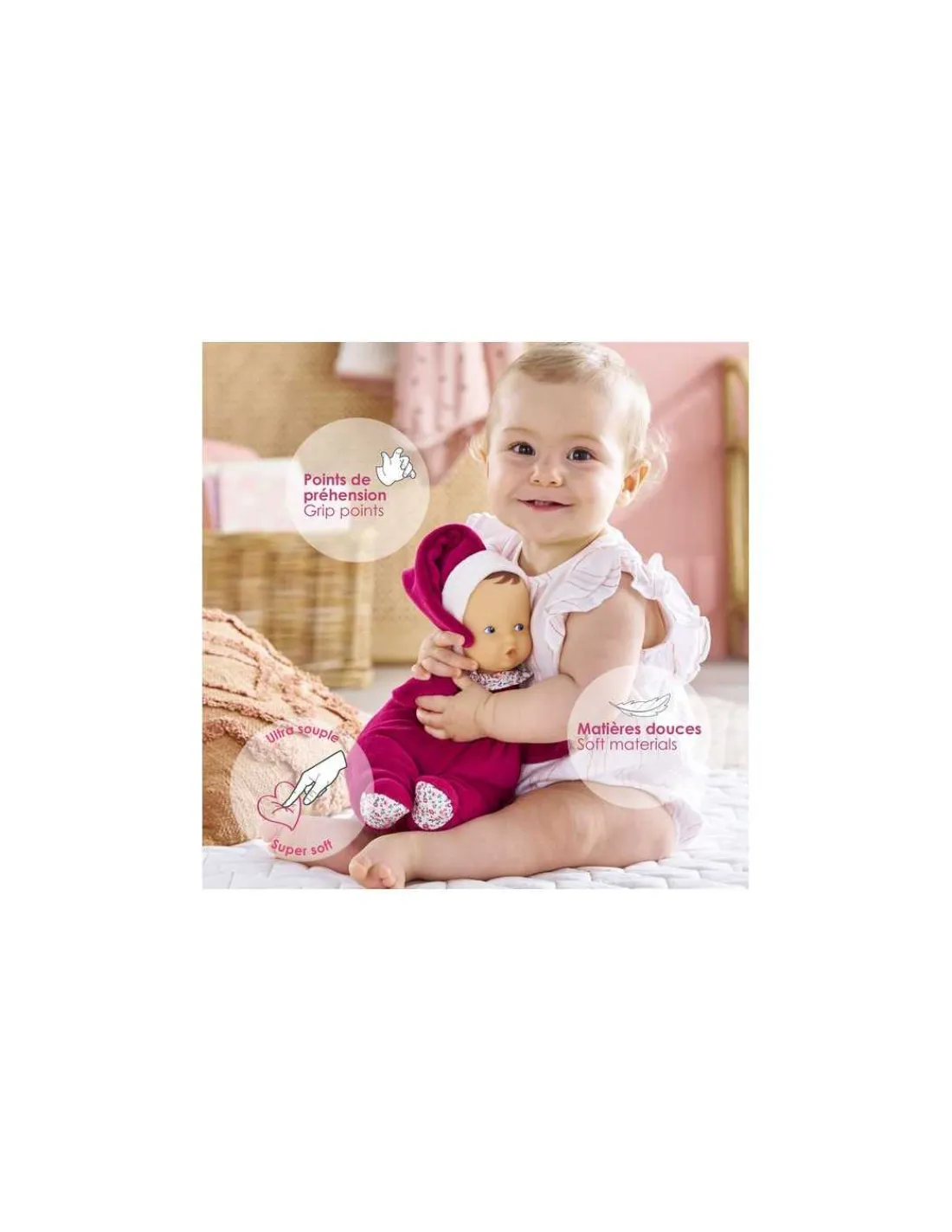 Corolle Poupée Babipouce Rose Grenadine -