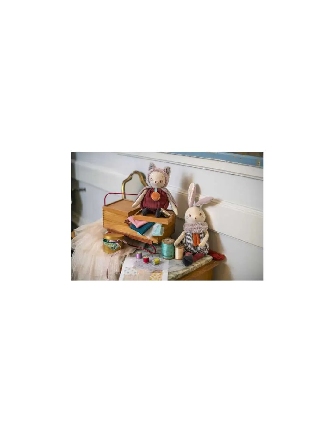 Moulin Roty Poupée chat Giboulée Après la pluie -