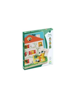 Djeco Puzzle 3 niveaux Chez Léo -