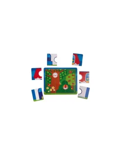 Moulin Roty Puzzle 3 niveaux Les Popipop -
