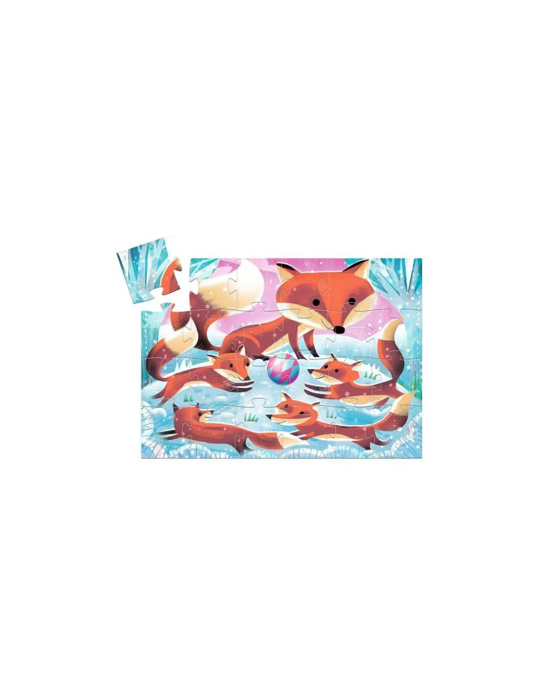 Djeco Puzzle 24 pièces Ginger petit renard -