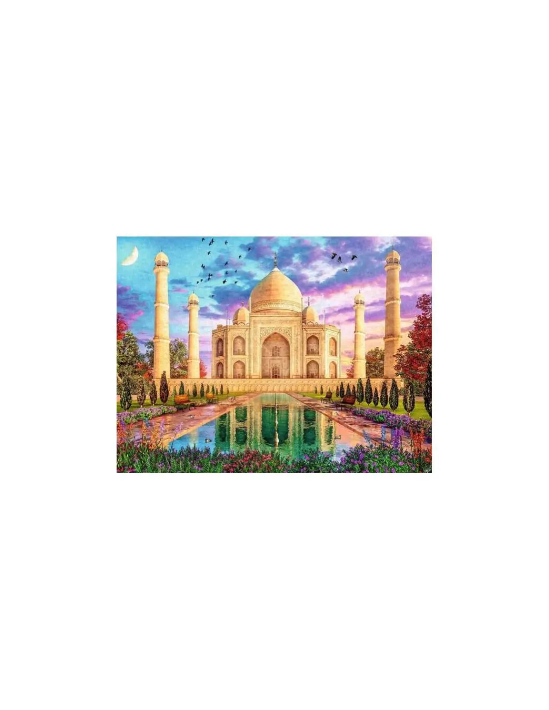 Ravensburger Puzzle 1500 pièces Taj Mahal enchanté -