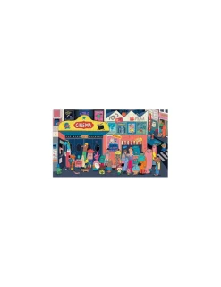 Enfant Moulin Roty Puzzle 200 pièces tous au cinoche Les Schmouks -