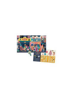 Enfant Moulin Roty Puzzle 200 pièces tous au cinoche Les Schmouks -