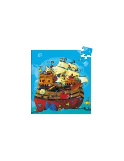 Djeco Puzzle bateau de pirate barberousse -