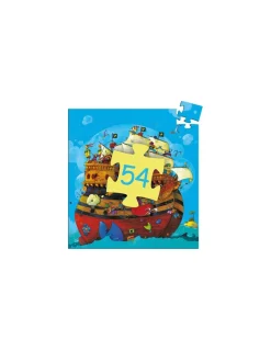 Djeco Puzzle bateau de pirate barberousse -