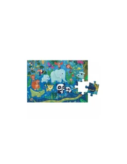 Auzou Puzzle cherche et trouve des tout petits animaux -
