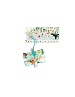 Djeco Puzzle d'observation 100 pièces L'école de danse -