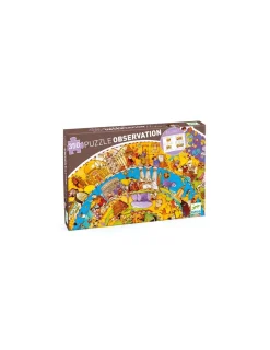 Djeco Puzzle d'observation Histoire et livret -