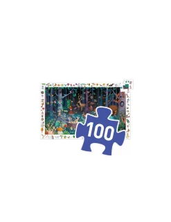 Enfant Djeco Puzzle d'observation la forêt enchantée -