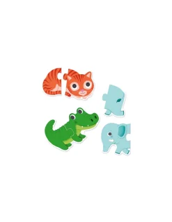 Djeco Puzzle duo animaux -