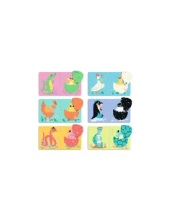Djeco Puzzle duo articulo Les œufs rigolos -