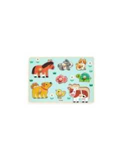 Djeco Puzzle en bois Dog'n'Co -