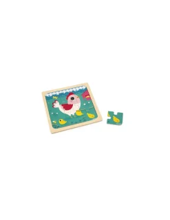 Janod Puzzle en bois Poulette Henriette -