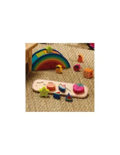 Vilac Puzzle encastrement 1,2,3 et 4 fruits Andy Westface -