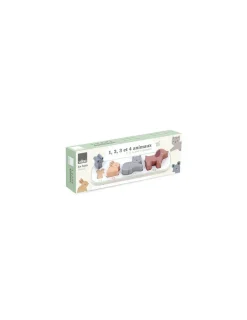 Vilac Puzzle Encastrement 1,2,3 et 4 animaux Sarah Betz -