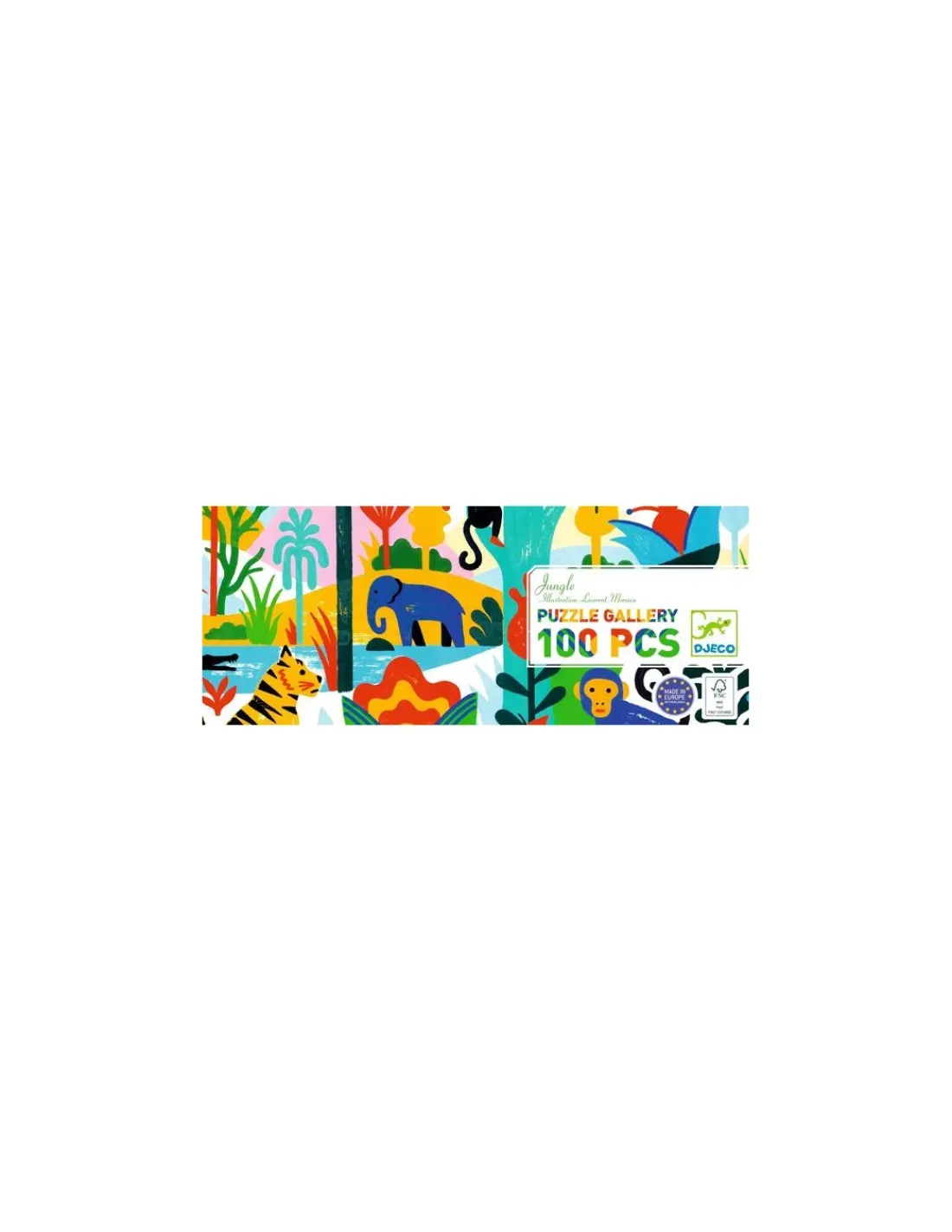 Enfant Djeco Puzzle gallery Jungle 100 pièces -