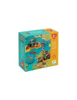 Djeco Puzzle géant Bataille 30 pièces -