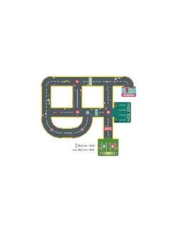 Enfant Djeco Puzzle géant circuit city -