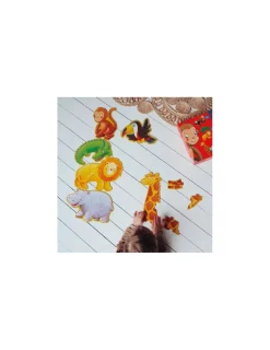 Djeco Puzzle géant Ouistiti & ses amis -