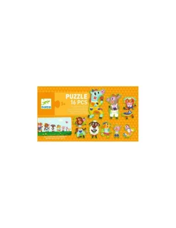 Djeco Puzzle Grands et petits à la ferme -