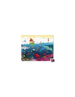 Janod Puzzle le monde sous marin 100 pièces -