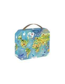 Janod Puzzle Monde 100 pièces -