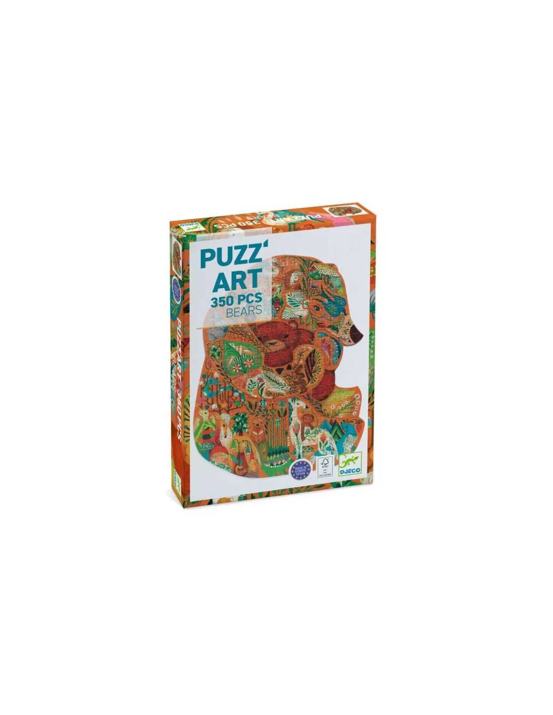 Djeco Puzzle Ours 350 pièces Puzz'art -