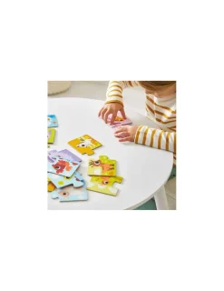 Janod Puzzle Parents et bébé animaux -