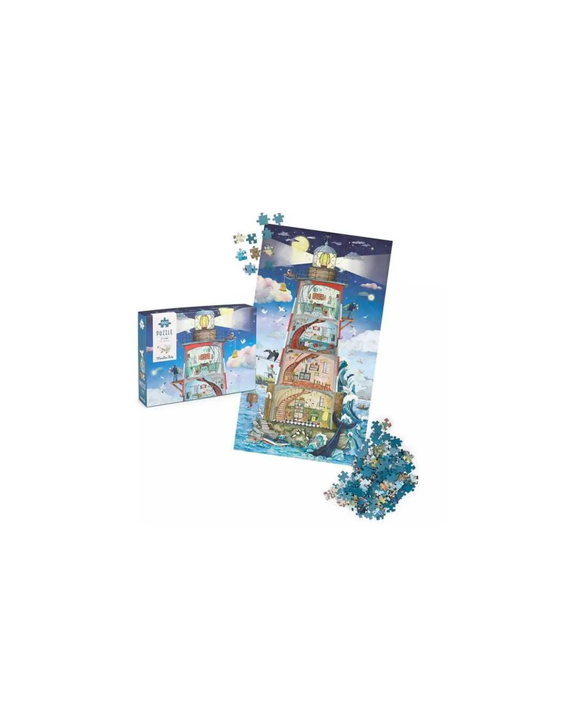 Moulin Roty Puzzle phare 500 pièces -